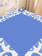 Mahjong by SI™ Twist And Tile | Blue Mahjong Mat — Sunlit Close-up [sunlit-closeup-square]