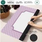 Mahjong by SI™ Violet Vintage Frame Mahjong Mat — Rolled Mat Feature Image [rolled-feature-square]