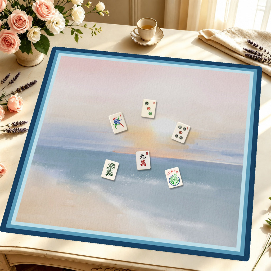 Mahjong by SI™ Wave to The Wind Mahjong Mat — Styled Tile Table [styled-tile-table-square]
