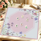 Mahjong by SI™ Wildflower Toile Mahjong Mat — Styled Tile Table [styled-tile-table-square]