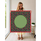 Winterberry Wonderland Mahjong Mat — Held Mat Portrait [held-mat-portrait-square]